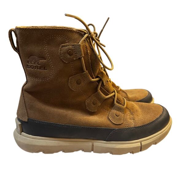 Sorel Men’s Explorer NM4500-257 Waterproof Suede Lace-Up Boots – Size 10 - Picture 1 of 7